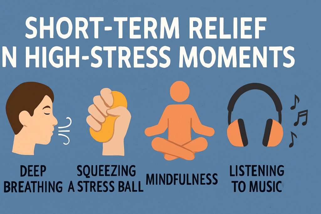 short-term relief in high-stress moments